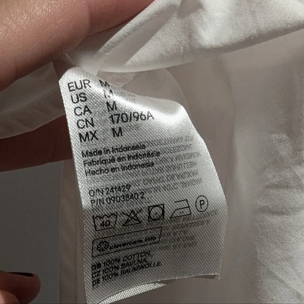 H&M White Ruffled Blouse - Picture 5 of 5